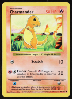 Charmander 1999 Pokemon Base Shadowless #46 at PristineAuction.com