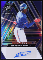 Sebastian Walcott 2024 Leaf Press Pass Premium Blue Reflector Autograph #BA-SW1 #13/25 at PristineAuction.com