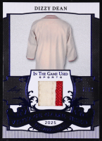 Dizzy Dean 2025 Leaf in the Game Used Vintage Game-Used Memorabilia Blue Holo #VM3 #7/12 at PristineAuction.com