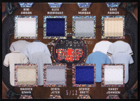 2025 Leaf In The Game Used Top 40 Glitter Holo 8-Way Game-Used Memorabilia #BBT-2 #5/12 Bob Gibson / Alex Rodriguez / Joe Morgan / Dave Parker / Warren Spahn / Derek Jeter / George Brett / Randy Johnson at PristineAuction.com