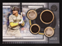 Juan Soto 2023 Topps Museum Collection Primary Pieces Quad Relics #SPPPQRJS #75/99 at PristineAuction.com