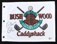 Chevy Chase Signed "Caddyshack" Bushwood Golf Pin Flag (Schwartz) at PristineAuction.com