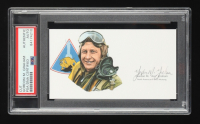 Gordon M. Graham Signed Cut With Portrait (PSA) at PristineAuction.com