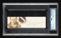 Chuck Yeager Signed Cut With Portrait (PSA) at PristineAuction.com