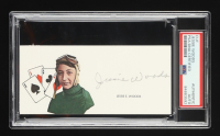 Jessie E. Woods Signed Cut With Portrait (PSA) at PristineAuction.com