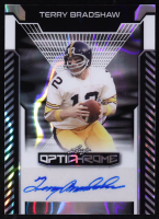 Terry Bradshaw 2025 Leaf Optichrome Silver Raywave Autograph #BA-TB2 #1/1 at PristineAuction.com