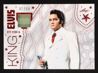 Elvis Presley 2024 Leaf Icon Series Fit For A King Memorabilia #FK-14 #82/99 at PristineAuction.com
