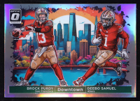 Brock Purdy / Deebo Samuel 2024 Donruss Optic Downtown Duos #2 at PristineAuction.com