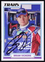 Brian Vickers Signed 2006 TRAKS #35 (Beckett) at PristineAuction.com