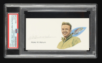 Walker "Bud" Mahurin Signed Cut With Portrait (PSA) at PristineAuction.com