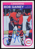 Bob Gainey Signed 1982-83 O-Pee-Chee #181 (Beckett) at PristineAuction.com