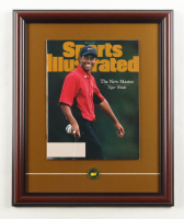 1991 "Sports Illustrated" Custom Framed Magazine Display with Masters Pin at PristineAuction.com
