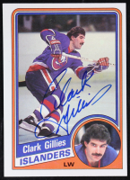 Clark Gillies Signed 1984-85 Topps #94 (Beckett) at PristineAuction.com