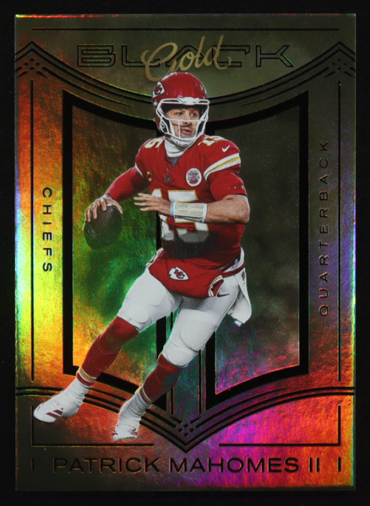Patrick Mahomes II 2025 Panini Black Black Gold #15