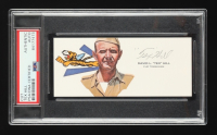 David "Tex" Hill Signed Cut With Portrait (PSA) at PristineAuction.com