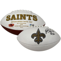 Rashid Shaheed Signed Saints Logo Football (Beckett) at PristineAuction.com