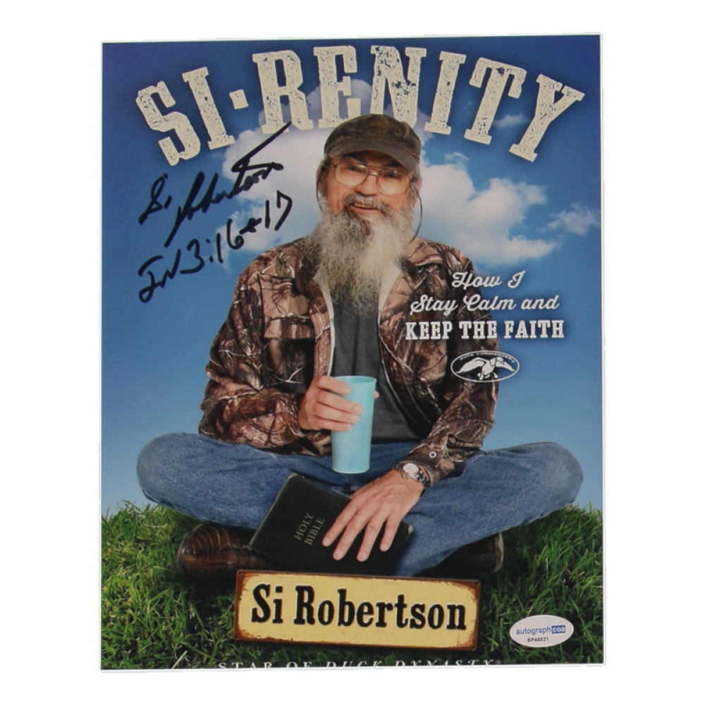 Si Robertson Signed "Duck Dynasty" 8x10 Photo with Inscription (ACOA) at PristineAuction.com