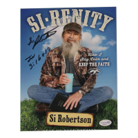 Si Robertson Signed "Duck Dynasty" 8x10 Photo with Inscription (ACOA) at PristineAuction.com