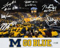 Michigan Wolverines 8x10 Photo Signed By (7) with Dusty Mays, L.J. Cason, Elliot Cadeau, Nimari Burnett (JSA) at PristineAuction.com