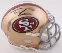 Trey Lance Signed 49ers Speed Mini Helmet (Beckett) at PristineAuction.com