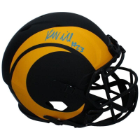 Kyren Williams Signed Rams Full-Size Authentic On-Field Eclipse Alternate Speed Helmet (Beckett) at PristineAuction.com