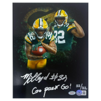 MarShawn Lloyd Signed LE Packers 8x10 Photo Inscribed "Go Pack Go" (Game Day Legends & Beckett) at PristineAuction.com