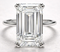 11.23 Carats Lab Grown Diamond Ring G, VVS2 | $16,750 Estimated Retail Value (UGL & IGI Certs) | Emerald Cut| Brand New at PristineAuction.com