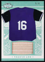 Travis Lee 2025 Leaf Lumber Emerald Jumbo Game-Used Bat Relic #GL-118 #1/4 at PristineAuction.com