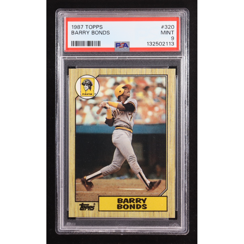 Barry Bonds 1987 Topps #320 RC (PSA 9) at PristineAuction.com