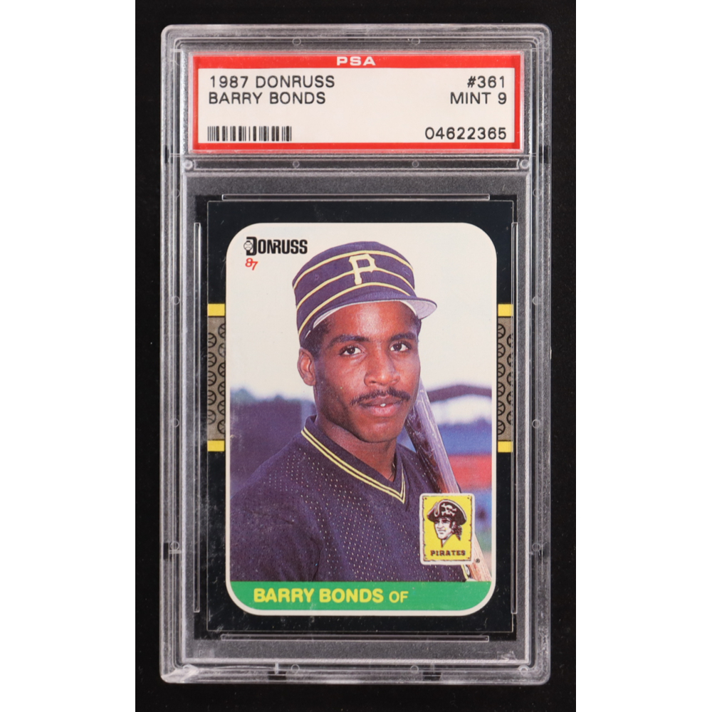 Barry Bonds 1987 Donruss #361 RC (PSA 9) at PristineAuction.com