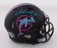 Dan Marino Signed Dolphins Miami Vice Alternate Speed Mini Helmet (Beckett) at PristineAuction.com