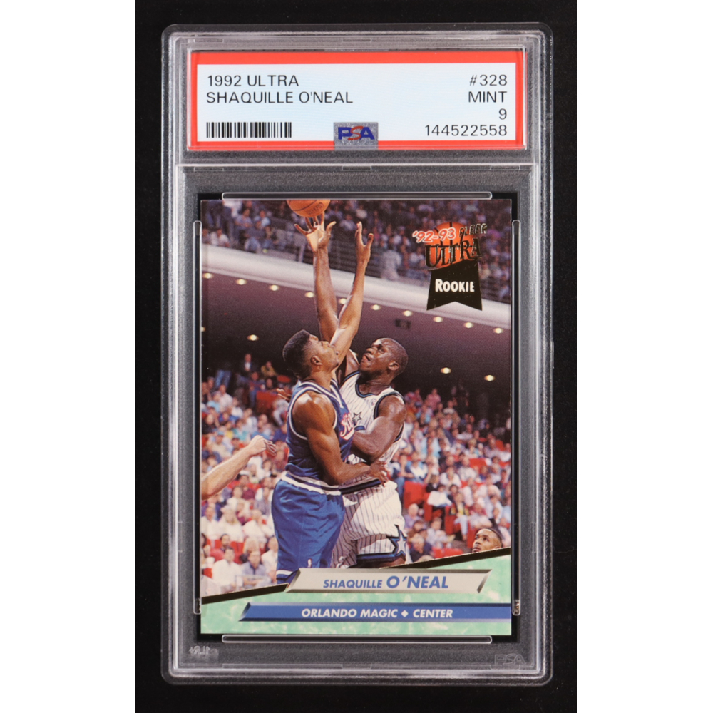 Shaquille O'Neal 1992-93 Fleer Ultra #328 RC (PSA 9) at PristineAuction.com