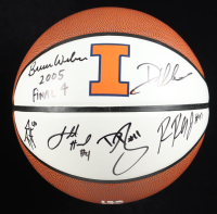 Illinois Fighting Illini Logo Basketball Signed by (6) with Bruce Weber, Deron Williams, Dee Brown, James Augustine Inscribed "05 Final 4, 37-2" & "Go Illini" & "2005 Big 10 Champs" (Schwartz) at PristineAuction.com