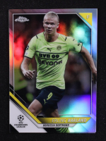 Erling Haaland 2021-22 Topps Chrome UEFA Champions League Refractors #200 at PristineAuction.com