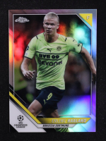 Erling Haaland 2021-22 Topps Chrome UEFA Champions League Refractors #200 at PristineAuction.com