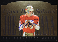 Joe Montana Signed 1995 SP #JM1 Salute (Beckett) at PristineAuction.com
