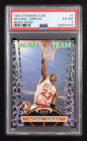 Michael Jordan 1992-93 Stadium Club Beam Team #1 (PSA 6) at PristineAuction.com
