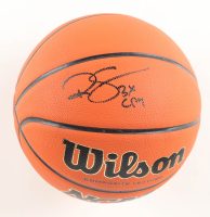 Ralph Sampson Signed Wilson NCAA Basketball Inscribed "3x C'POY" (Schwartz) at PristineAuction.com