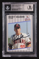 Charlie Sheen "Ricky Vaughn" Signed 1990 Fleer Major League Trading Card #99 (BGS) at PristineAuction.com