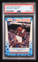 Michael Jordan 1989 Fleer Stickers #3 (PSA 7) at PristineAuction.com