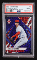 Shohei Ohtani 2021 Panini Phoenix Blue Velocity #15 (PSA 8) at PristineAuction.com