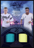 Toni Kroos / Rodrygo 2025 Leaf ITG Used In the Beautiful Game-Used 2s Blue Holo #B2-11 #7/45 at PristineAuction.com