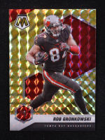 Rob Gronkowski 2021 Panini Mosaic Mosaic Reactive Yellow #188 at PristineAuction.com