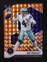 Dak Prescott 2021 Panini Mosaic Mosaic Reactive Orange #58 at PristineAuction.com