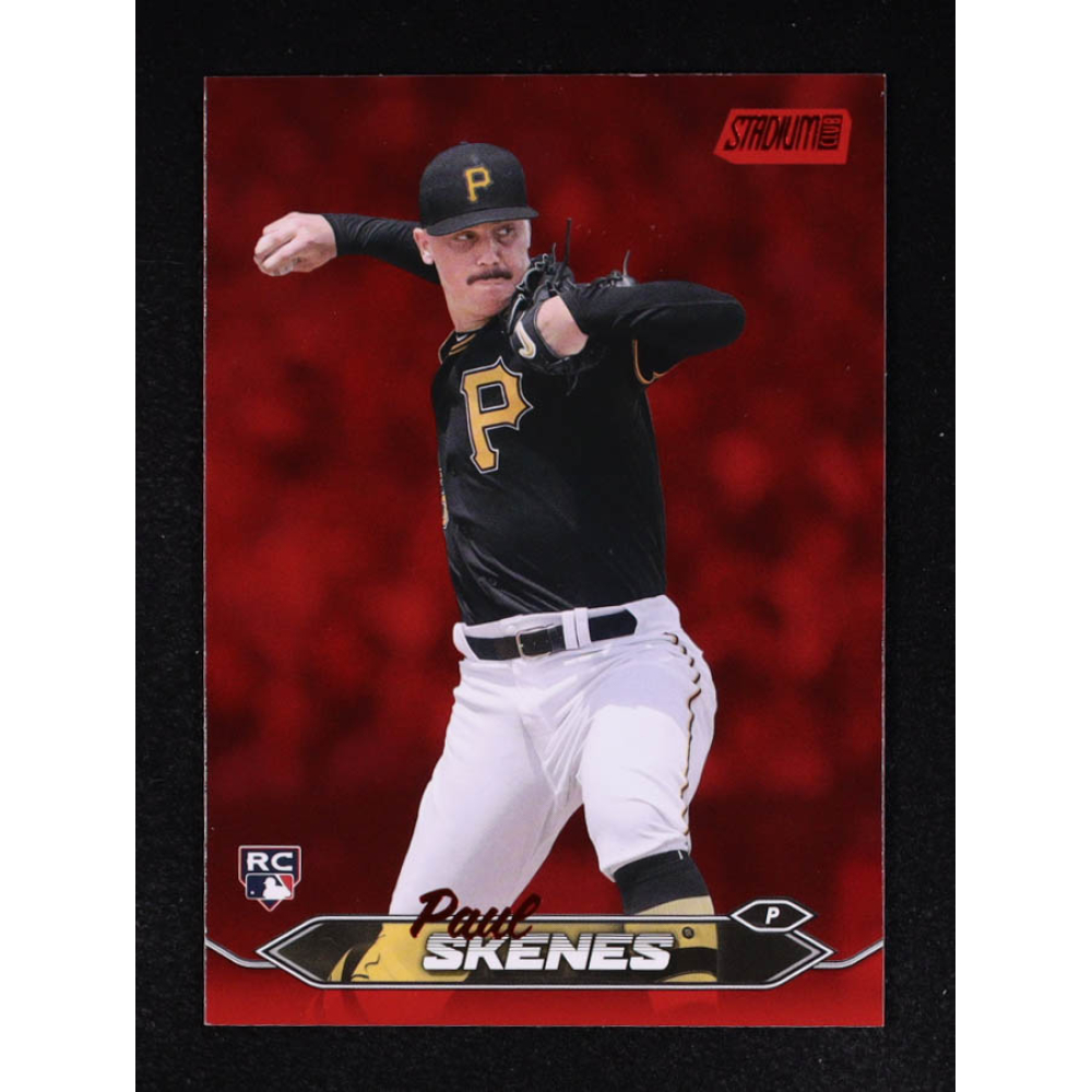 Paul Skenes 2024 Stadium Club Red Foil #237 RC at PristineAuction.com
