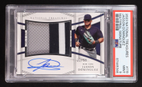 Jasson Dominguez 2023 Panini National Treasures Material Signature #119 RC #22/99 (PSA 9) at PristineAuction.com