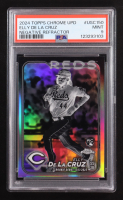 Elly De La Cruz 2024 Topps Chrome Update Negative Refractor #USC-150 RC (PSA 9) at PristineAuction.com