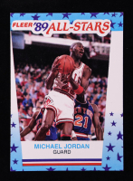 Michael Jordan 1989-90 Fleer Stickers #3 at PristineAuction.com