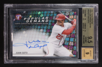 Juan Soto 2022 Topps Pristine Popular Demand Autographs #PDA-JS (BGS 9.5 | Autograph Graded BGS 9) at PristineAuction.com