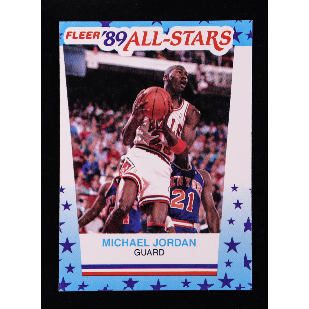 Michael Jordan 1989-90 Fleer Stickers #3 at PristineAuction.com